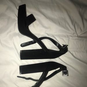 black heels